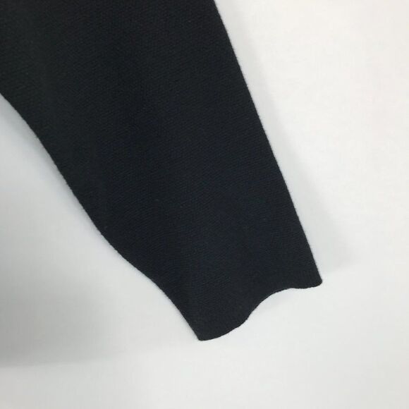 Ava & Viv Mock Neck Pullover Sweater Women's 2X Black Stretch Knit Drawstring - Picture 2 of 11